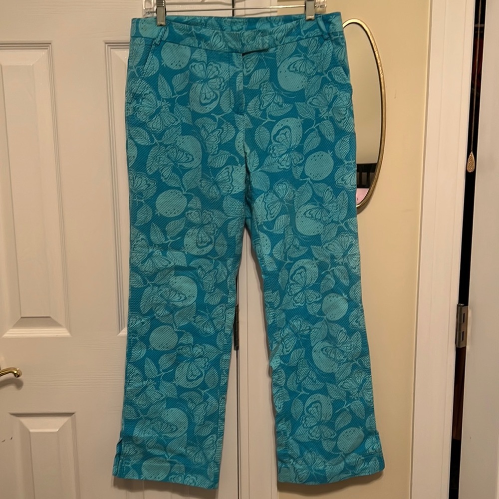 Lilly Pulitzer butterfly pants Size 10